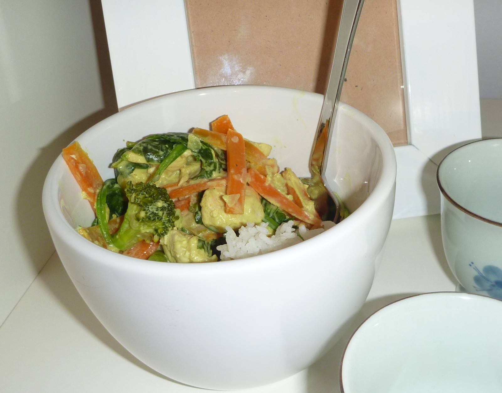 Green chicken curry