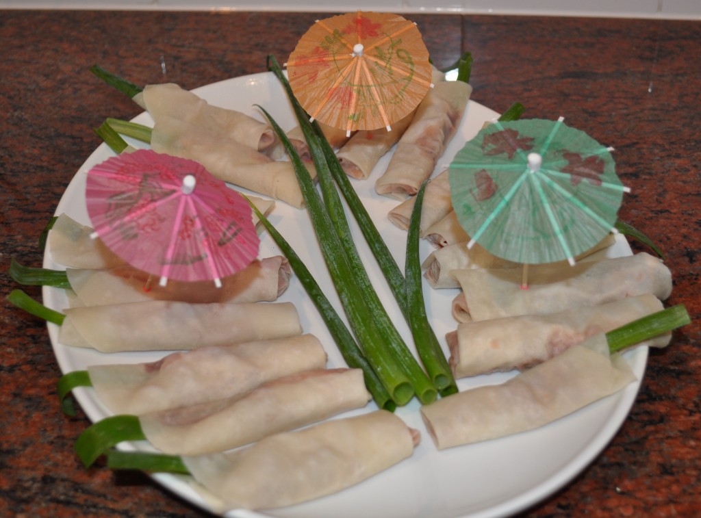 Duck pancakes