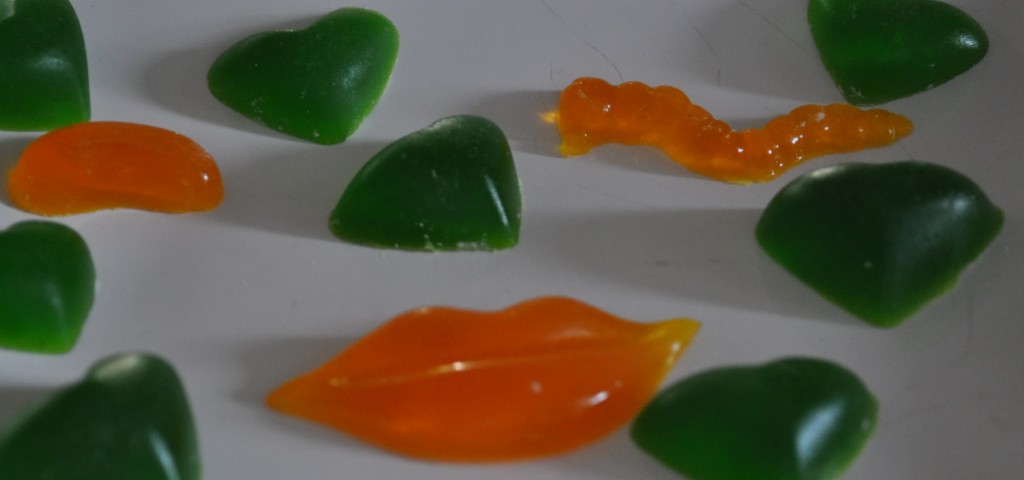 Homemade jelly lollies