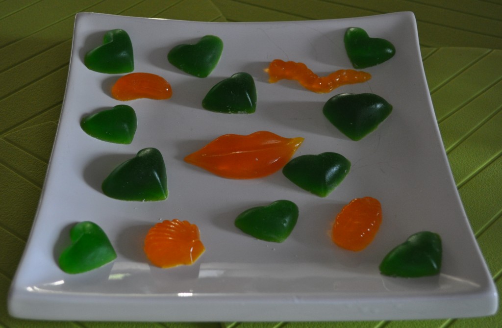 Home made jelly lollies