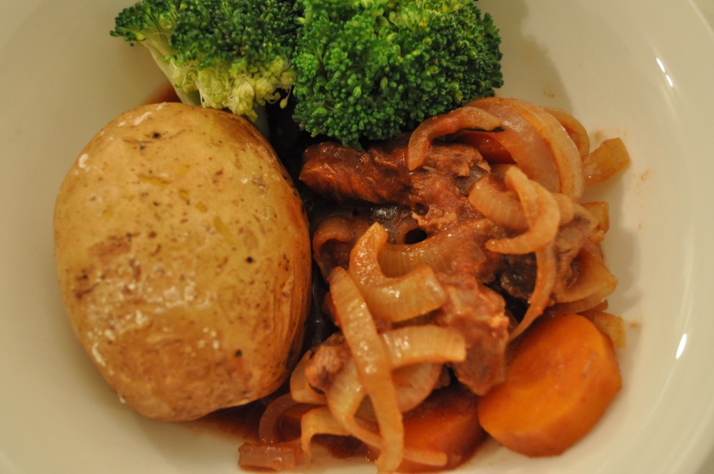 Slow cooked beef casserole