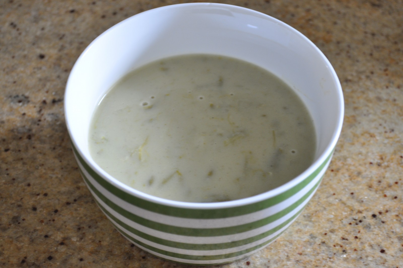 Cream of asparagus soup