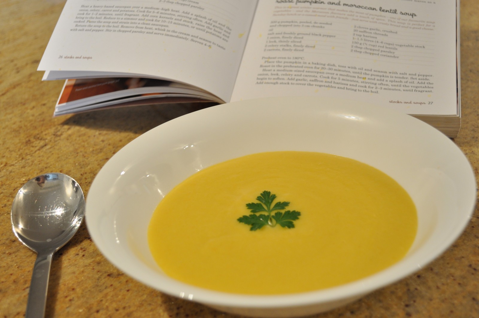 Creamy corn soup