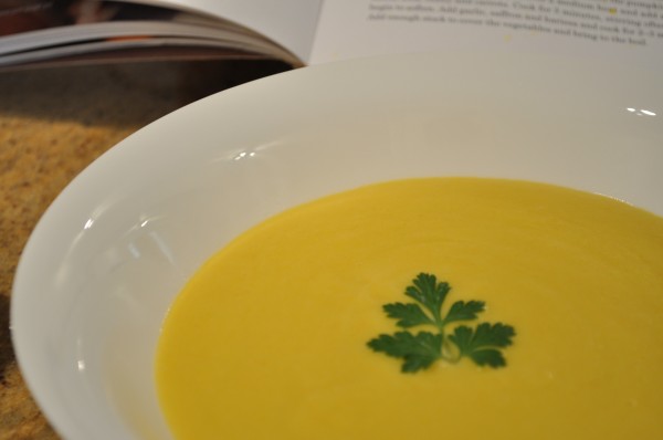 Creamy corn soup