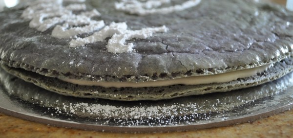 Giant macaron cake