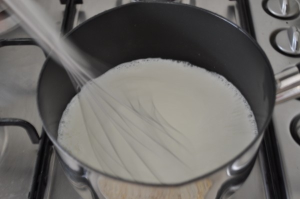 Whisk in the cornflour milk