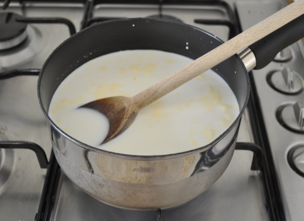 Milk, cream and salt