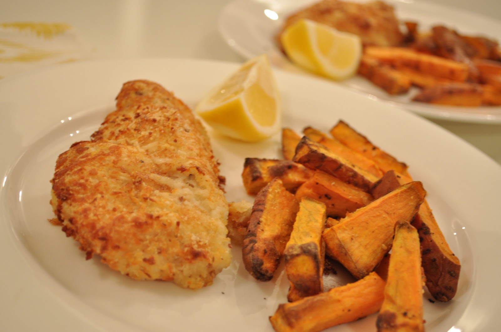 Halloumi-crumbed chicken breast
