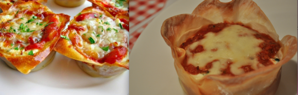 Mini lasagnas