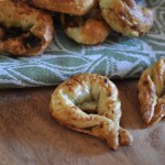 Procuitto and pesto crescents Procuitto and pesto crescents