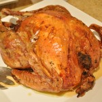 Turkey with mushroom and walnut stuffing Turkey with mushroom and walnut stuffing
