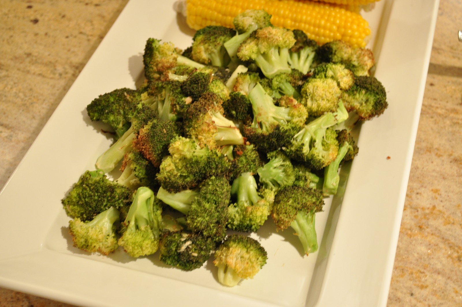 Baked broccoli