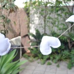 Fabric Christmas garland