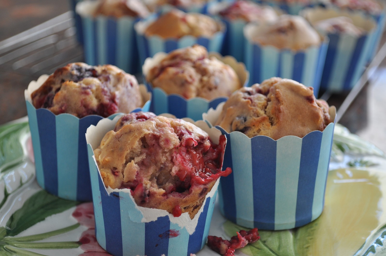 Mixed berry muffins