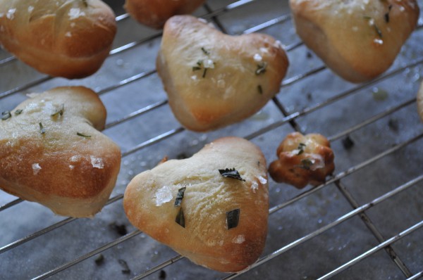 Valentine's focaccia