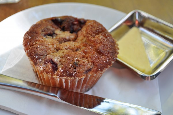 Mixed berry muffin