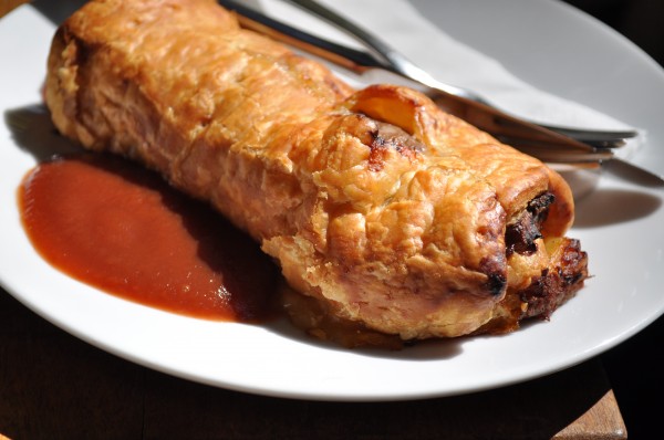 Lamb sausage roll