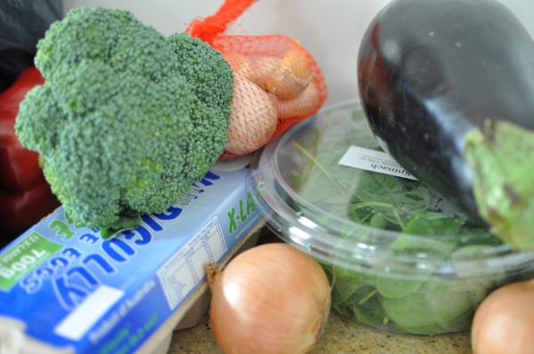 Veges and the best spinach in the world. It lasts well over a week.