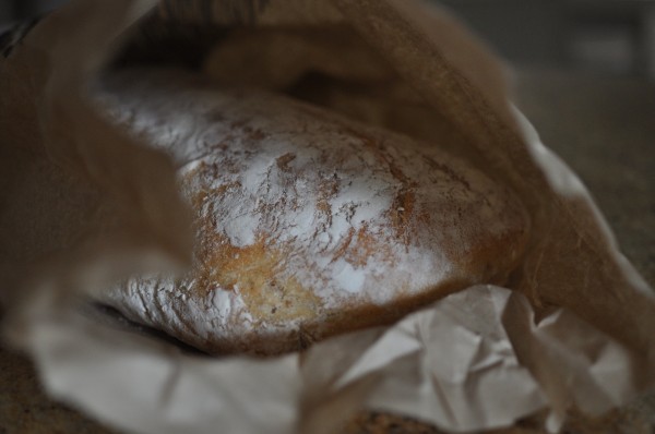 Lunch - fresh ciabatta