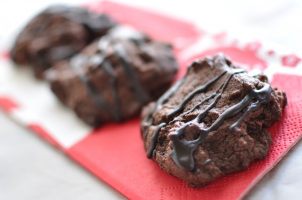 Choc-mint cookies