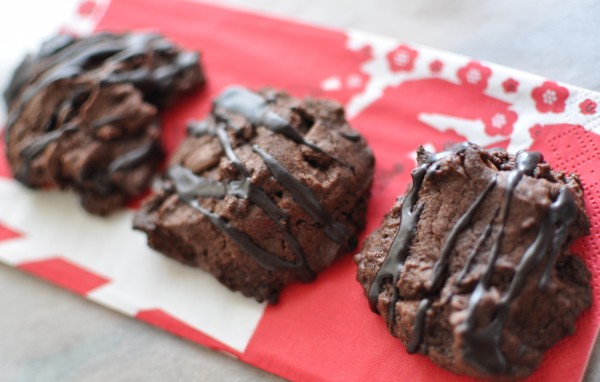 Choc-mint cookies
