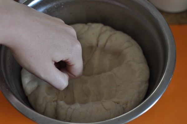 Taking it out on the dough