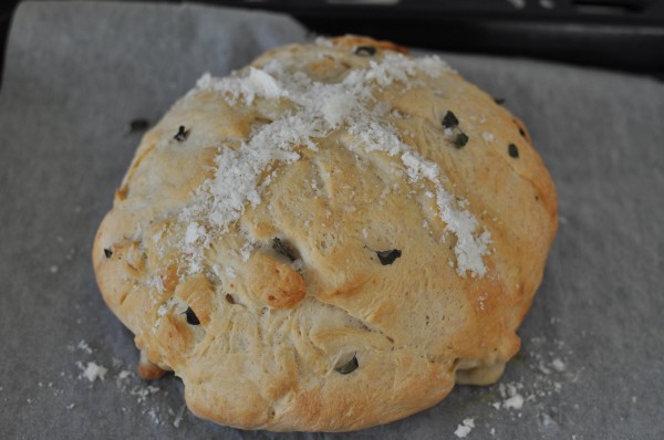 Adding the parmesan cross