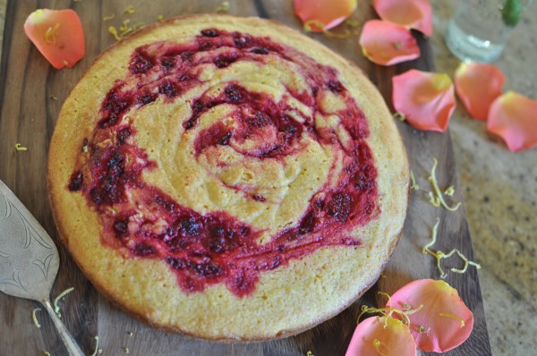 Citrussy polenta cake
