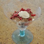 All-Bran Fibre Toppers, yoghurt and raspberries All-Bran Fibre Toppers, yoghurt and raspberries