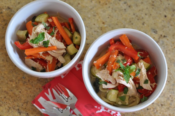 Thai chicken noodles