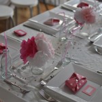 Baby shower table settings