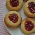 Raspberry jam drops Raspberry jam drops