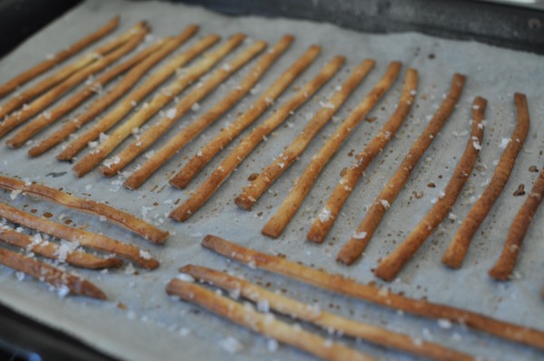 Baked breadsticks