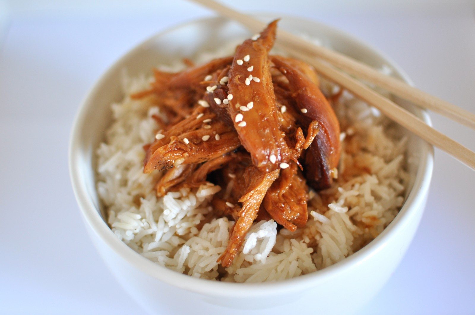 Chicken teriyaki in the slow cooker