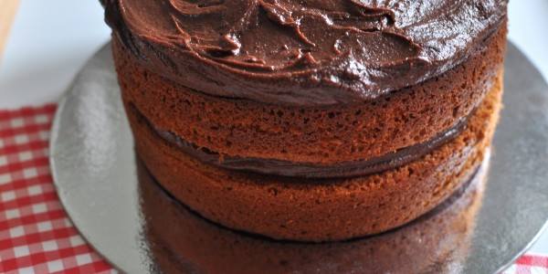 Choc-caramel fudge cake Choc-caramel fudge cake
