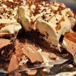 Choc-butterscotch pavlova Choc-butterscotch pavlova
