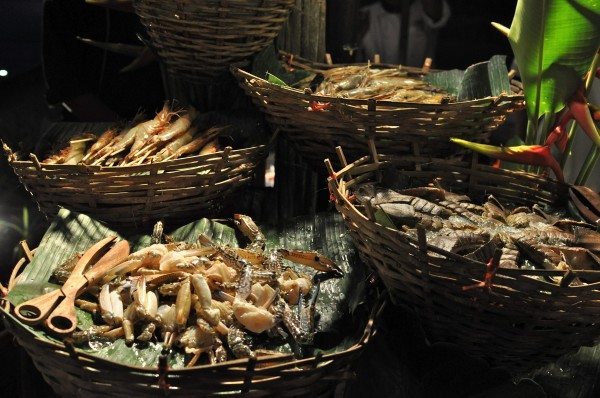 The seafood buffet