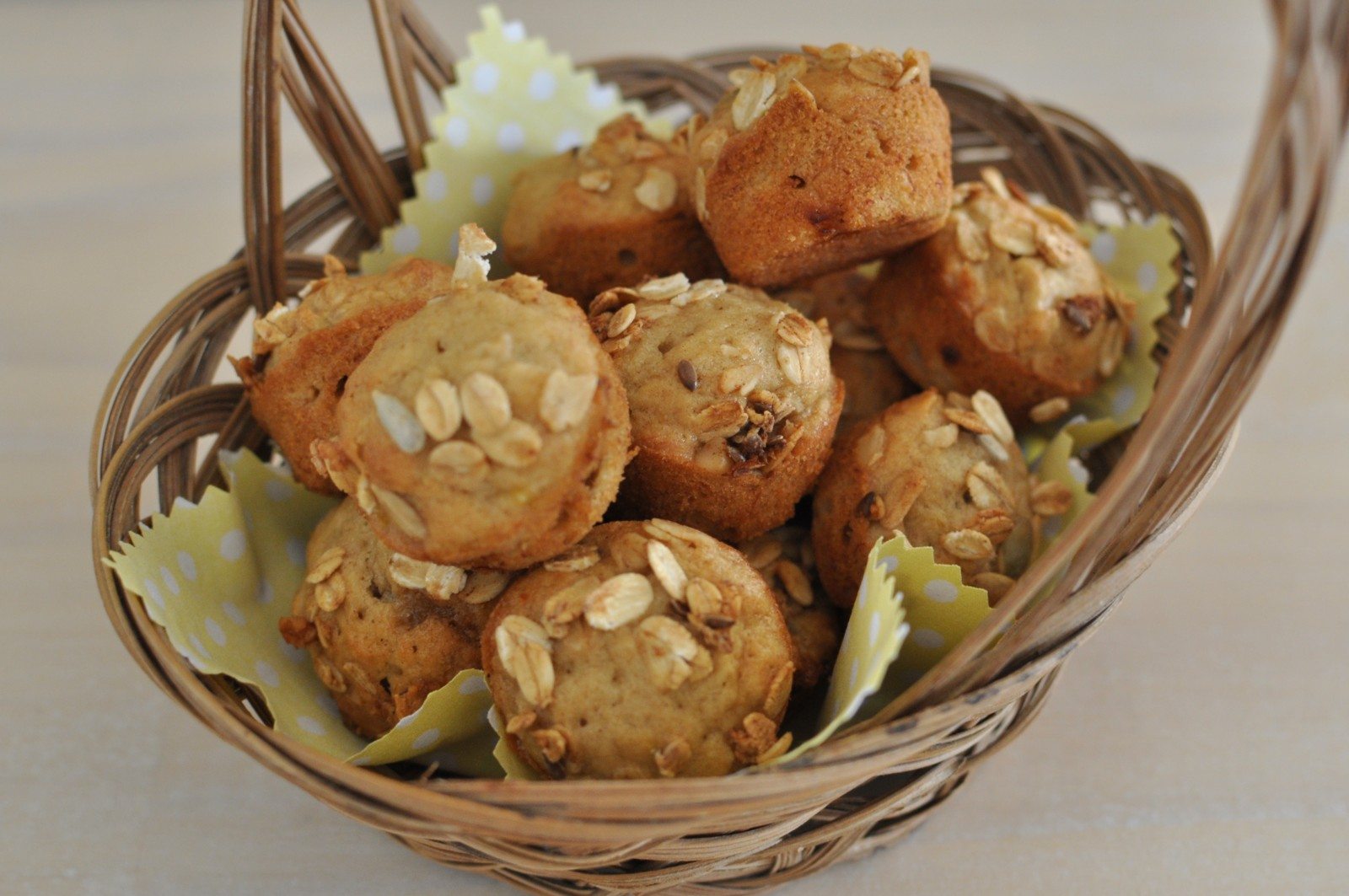 Banana bread muffins