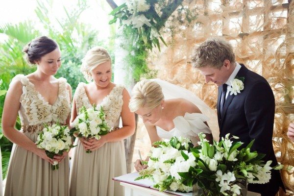 Signing the register