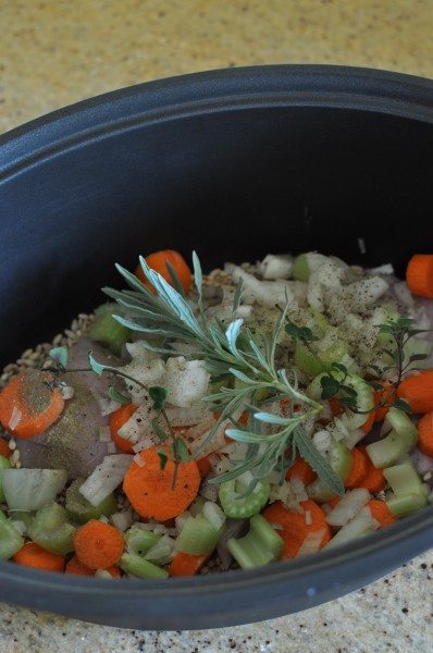 Now it's ready to cook