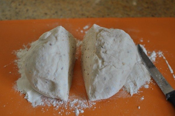 Separating the dough