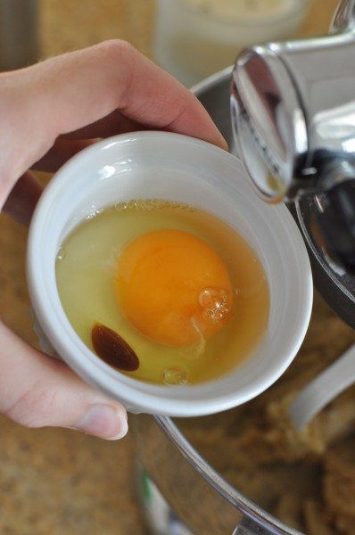 Egg and vanilla