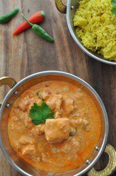 Quick chicken curry
