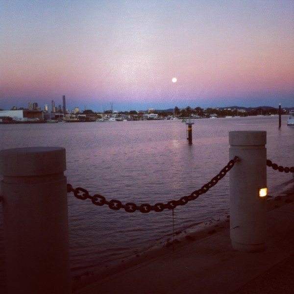 Good morning moon