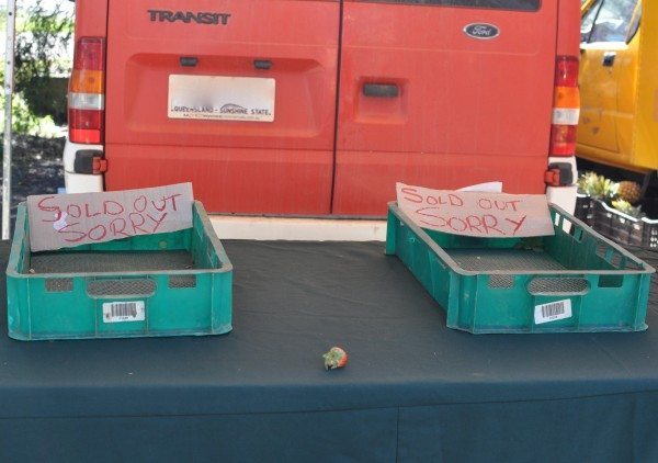 Oh no, no more strawberries!