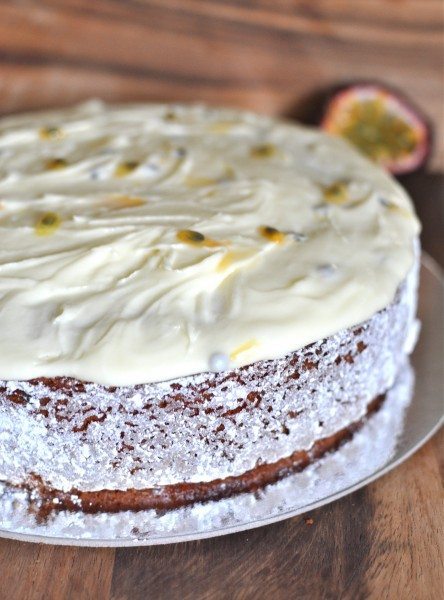 Passionberry pound cake