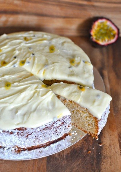 Passionberry pound cake