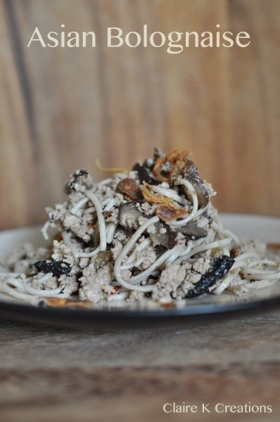 Asian bolognaise