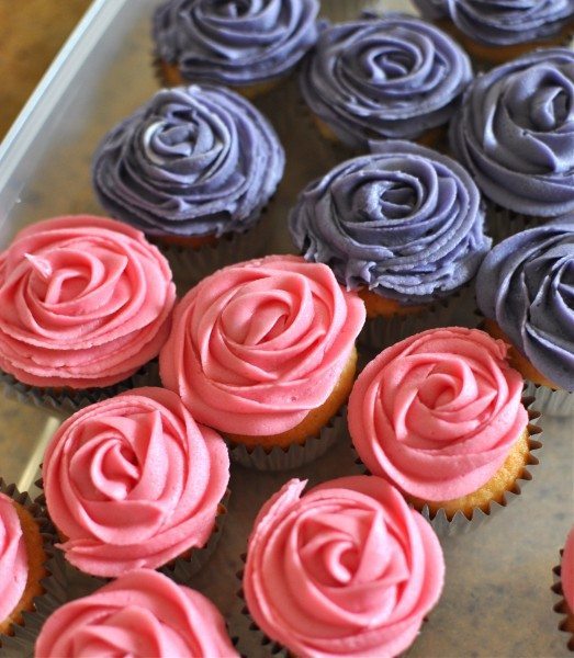 Cupcake flowers