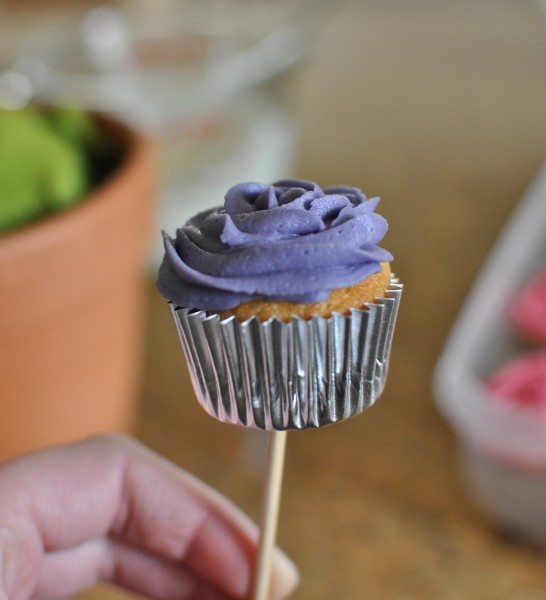 Cupcake flower